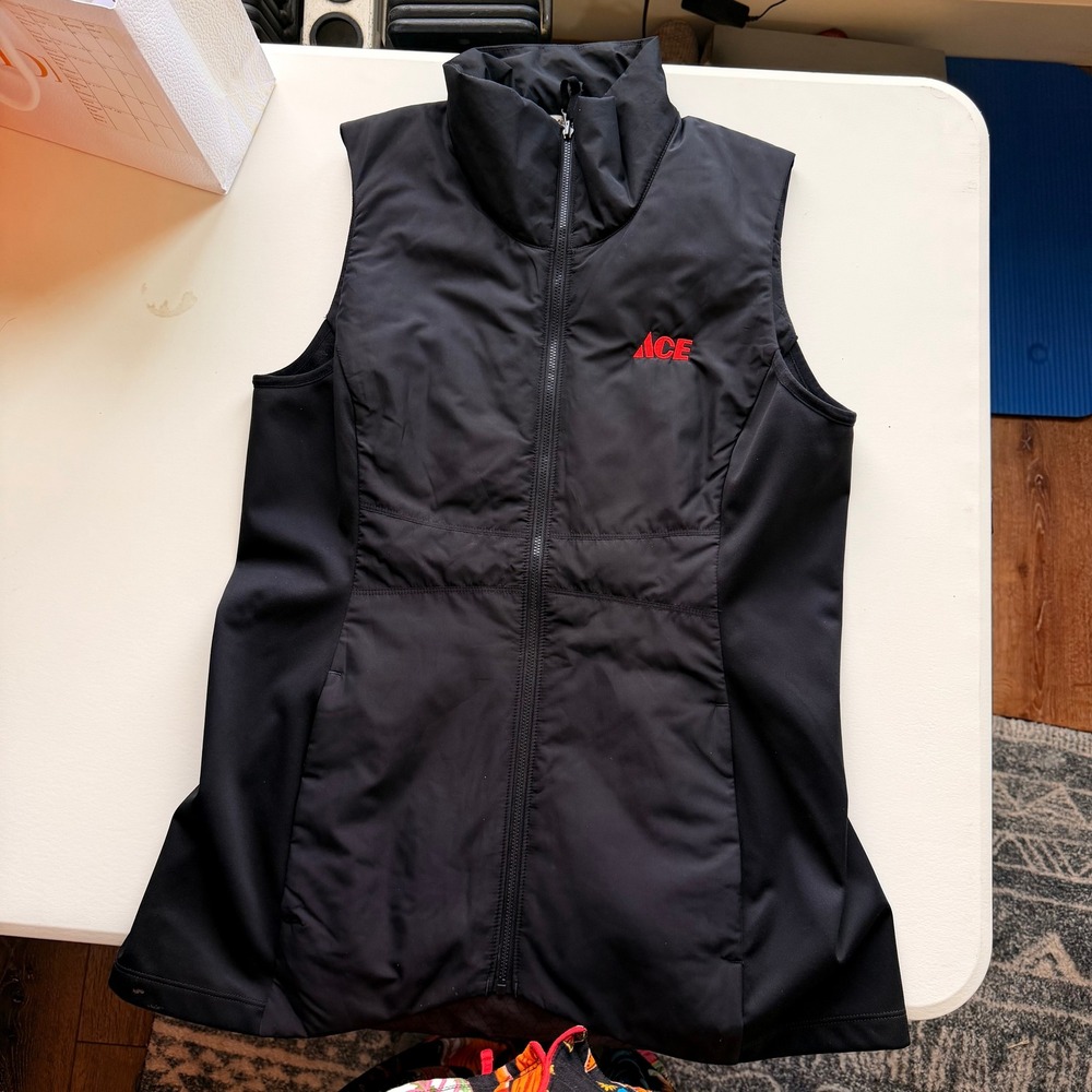 Port Authority Women Ace Hardware‎ Logo Full Zip Vest L Black Layering Gear